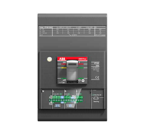 Выключатель автоматический XT4S 250 Ekip E-LSIG In=250A 4p F F  1SDA069620R1  ABB