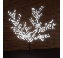Светодиодное дерево "Сакура", h=2.4м, 2.0м, 1728 LED, БЕЛЫЙ  531-125  NEON-NIGHT