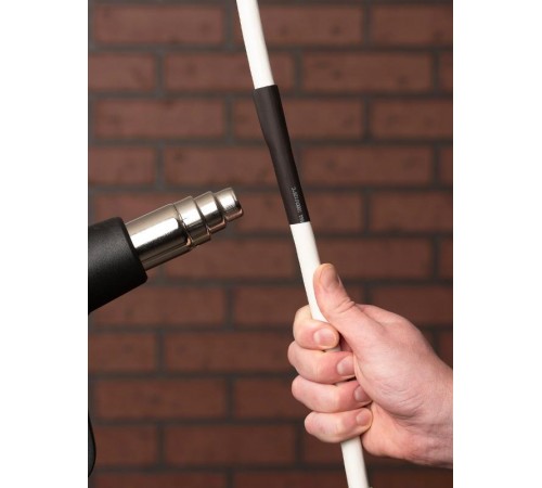 Термоусаживаемая трубка ТУТк с клеевым слоем нг 12/4 черная в отрезках по 1м EKF PROxima  tut-k12-b  EKF