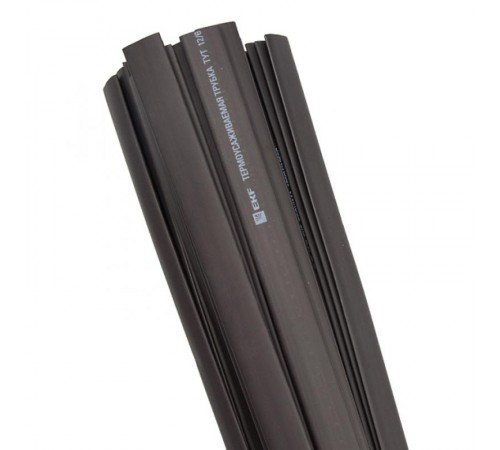 Термоусаживаемая трубка ТУТ нг 8/4 черная EKF PROxima  tut-8-b-1m  EKF