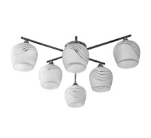 Светильник 11271-7/6 хром (Плафон 8317) НПБ 01-6х60-118 Е27  1005404857  Элетех