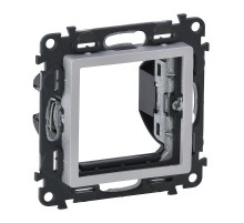 Valena LIFE Алюминий Адаптер для механизмов Mosaic 2-модульных  752344  Legrand