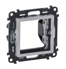 Valena LIFE Алюминий Адаптер для механизмов Mosaic 2-модульных  752344  Legrand