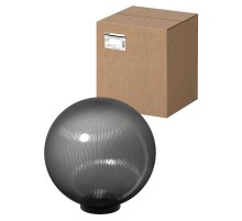 Светильник НТУ 03-100-406 шар d=400 мм IP54 (дымч призма ПММА, основание плоское ПК 145, Е27)  SQ0330-0646  TDM