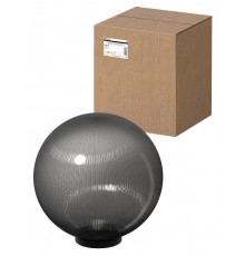 Светильник НТУ 03-100-406 шар d=400 мм IP54 (дымч призма ПММА, основание плоское ПК 145, Е27)  SQ0330-0646  TDM