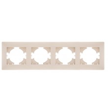 Bravo РАМКА 4-местная, цвет бежевый.  С1040-003  GUSI Electric