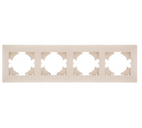 Bravo РАМКА 4-местная, цвет бежевый.  С1040-003  GUSI Electric