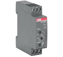 Реле времени CT-ARC.12 компактное (задержка на отключ. без вспом. напряж.) 24-240В AC, 24-48В DC (4 диапазона времени 0,05с...10мин)  1SVR508120R0000