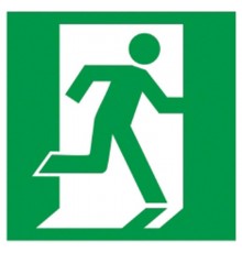 Пиктограмма (наклейка) . 150х150мм "Выход здесь" (правосторонний)  YPC30-150VZ-PSTR  IEK