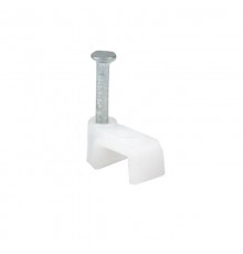 Скоба крепежная квадратная (плоская) (4мм.) (50шт.) EKF PROxima  plcn-ss-4  EKF