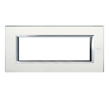 Axolute декоративные накладки прямоугольной формы, стекло, цвет матовое стекло, на 6 модулей  HA4806VSA  Legrand