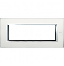 Axolute декоративные накладки прямоугольной формы, стекло, цвет матовое стекло, на 6 модулей  HA4806VSA  Legrand