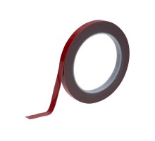 Двухсторонний скотч , серый, на HBA акриловой основе, 9 мм, ролик 5 м  09-6009  REXANT