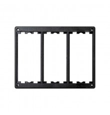 Simon Connect Рамка для настенных блоков Сима Классик на 3 S-модуля, графит  SM302-14  Simon