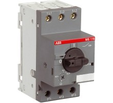 Выключатель автоматический для защиты электродвигателей MS116-0,25 50 кА с регулируемой тепловой защитой  1SAM250000R1002  ABB