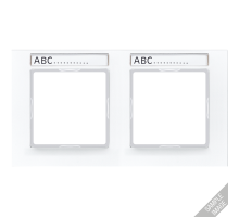 Рамка 5-кратная AC5850BFNASW Jung