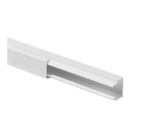 Мини-канал Metra - 16x16 - 2 метра - с крышкой - белый  638191  Legrand