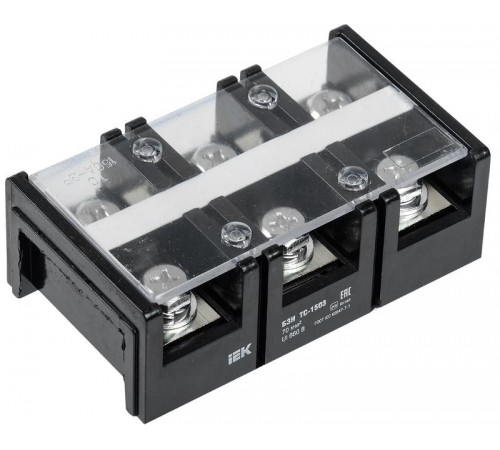 Блок зажимов БЗН ТС-1503 70 мм2 150A 3 пары  YZN42-03-070-K02  IEK