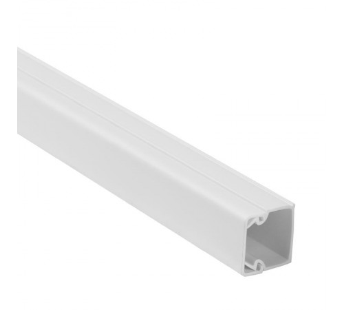 Мини-канал Metra - 16x16 - 2 метра - с крышкой - белый  638191  Legrand