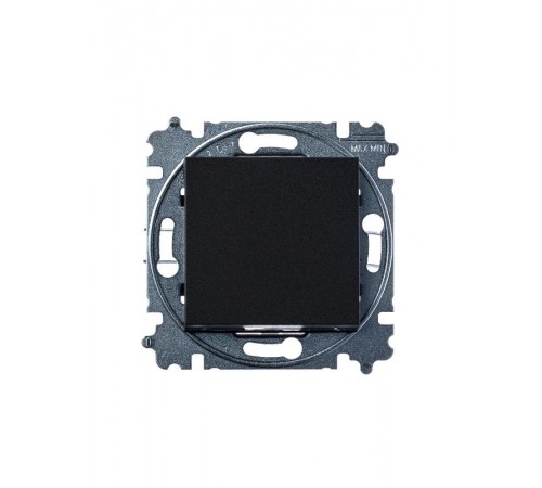 ABB Levit Антрацит / дымчатый чёрный Выключатель 1-кл.  3559H-A01445 63W  2CHH590145A6063  ABB