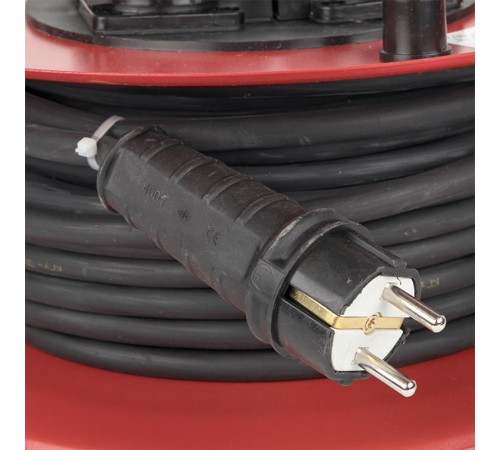 Удлинитель на катушке "Гефест 2.0" 4 гнезда 20м с заземлением и предохранителем КГ 3*2,5 16А/3,5кВт IP44 PROxima  UKG02-16-R325-4-20-IP44  EKF