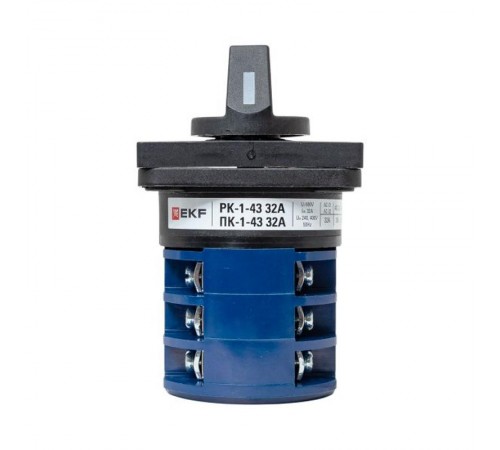 Переключатель кулачковый ПК-1-43 32А 3P "1-0-2" EKF PROxima  pk-1-43-32  EKF