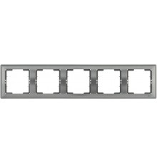 РГ-5-БА Рамка 5 мест. гориз. BOLERO антрацит  EMB50-K95  IEK