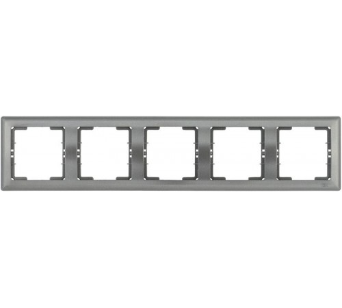 РГ-5-БА Рамка 5 мест. гориз. BOLERO антрацит  EMB50-K95  IEK