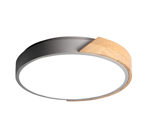 Светильник светодиодный бытовой PPB Sсandic-R 90w 3000-6500K GR/W с деревянной планкой IP20 D480*50  .5037151  JAZZWAY