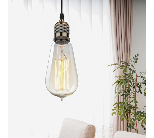 Светильник накладной подсветка PL13 E27 - 9 GB , цоколь Е27, провод 1 м, цвет медь (60/360)  Б0048530  ЭРА