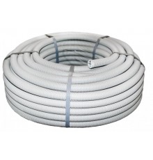 Труба гибкая гофрированная ПВХ 25мм с протяжкой (50м)  tg-z-25  EKF