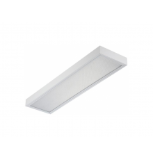 Светильник люминесцентный накладной с БАП TL236 CL EL EM 1235x310x85мм без ламп IP20 призма  10645  TechnoLux