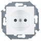 Simon 15 Белый Розетка б/з со шторками, 16А 250В, винт. зажим  1591444-030  Simon