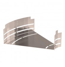 Угол горизонтальный изменяемый 0-45 градусов Стандарт INOX (AISI 409) 300х100  PR16.3655  Промрукав