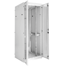 Шкаф серверный 19", 33U, 800х1000 мм, передняя двухстворчатая перф. дверь, задняя перф., серый (  LS35-33U81-2PP-1  ITK
