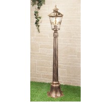 Светильник садово-парковый GLYF-8046F Diadema F черное золото  a030677  Elektrostandard