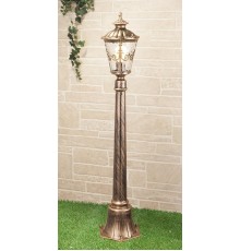 Светильник садово-парковый GLYF-8046F Diadema F черное золото  a030677  Elektrostandard