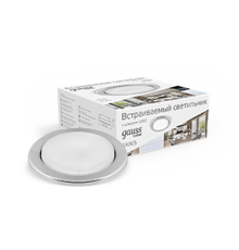 Светильник точечный встраиваемый под лампу Tablet GX005 Хром, GX53  GX005  Gauss