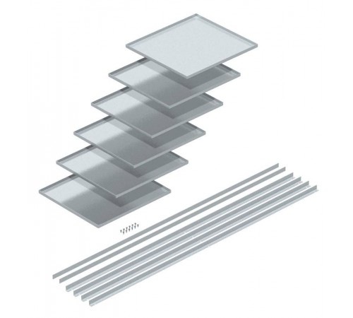 Кассетная рамка OKA RK 400x400x15 (6 шт.,сталь) (OKA RK 400 15)  7425320  OBO Bettermann