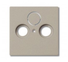 ABB Basic 55 Шампань Накладка TV-FM (SAT) розетки  1724-0-4311   2CKA001724A4311  ABB