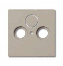 ABB Basic 55 Шампань Накладка TV-FM (SAT) розетки  1724-0-4311   2CKA001724A4311  ABB
