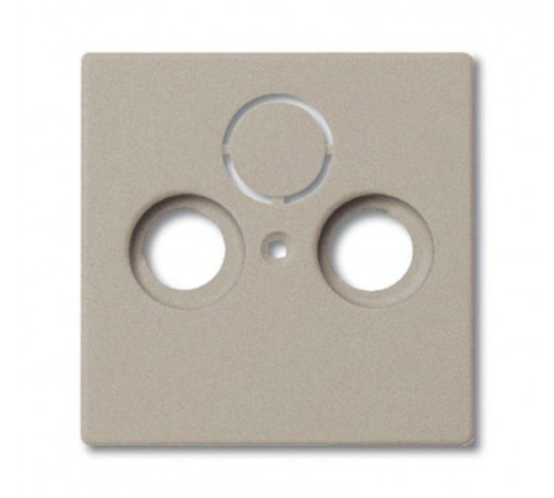 ABB Basic 55 Шампань Накладка TV-FM (SAT) розетки  1724-0-4311   2CKA001724A4311  ABB