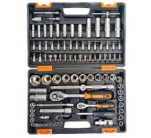 Набор инструментов, 1/2" , 1/4" , CrV, в кейсе 94 предм  73/6/7/5  ВИХРЬ