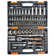 Набор инструментов, 1/2" , 1/4" , CrV, в кейсе 94 предм  73/6/7/5  ВИХРЬ