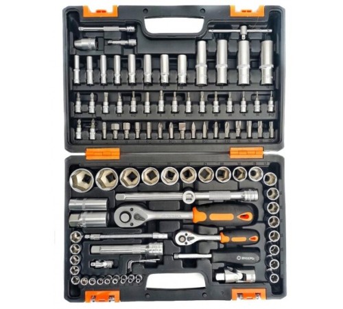 Набор инструментов, 1/2" , 1/4" , CrV, в кейсе 94 предм  73/6/7/5  ВИХРЬ