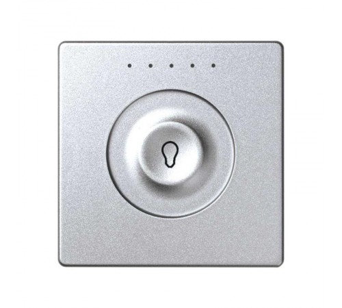 Сенсорный 1-кл выключатель с тематической маркировкой Т1, регулирования, алюминий  8000613-093  Simon