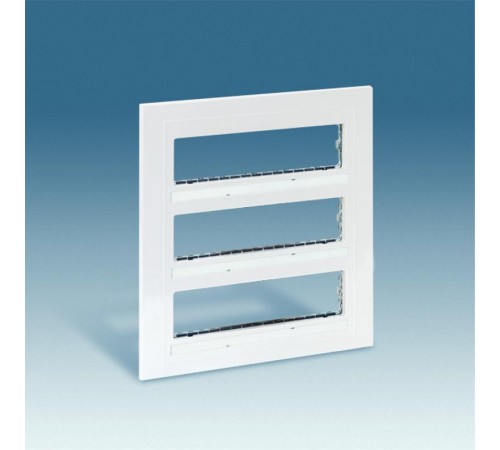 Simon 27 Накладка с суппортами двухрядная на 12 широких или 24 узких модулей, S27C, белый  27723-35  Simon