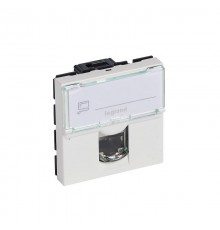 Розетка Mosaic 2М RJ45 UTP кат 5e  076554  Legrand