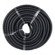 Труба гибкая гофрированная ПНД 25мм с протяжкой Plast (75м) черный  tpnd-25n  EKF