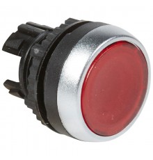 Головка ''нажал - вкл., нажал - откл.''  22,3 - Osmoz - для компл. - с подсветкой - с потайным толкателем - красный  024021  Legrand